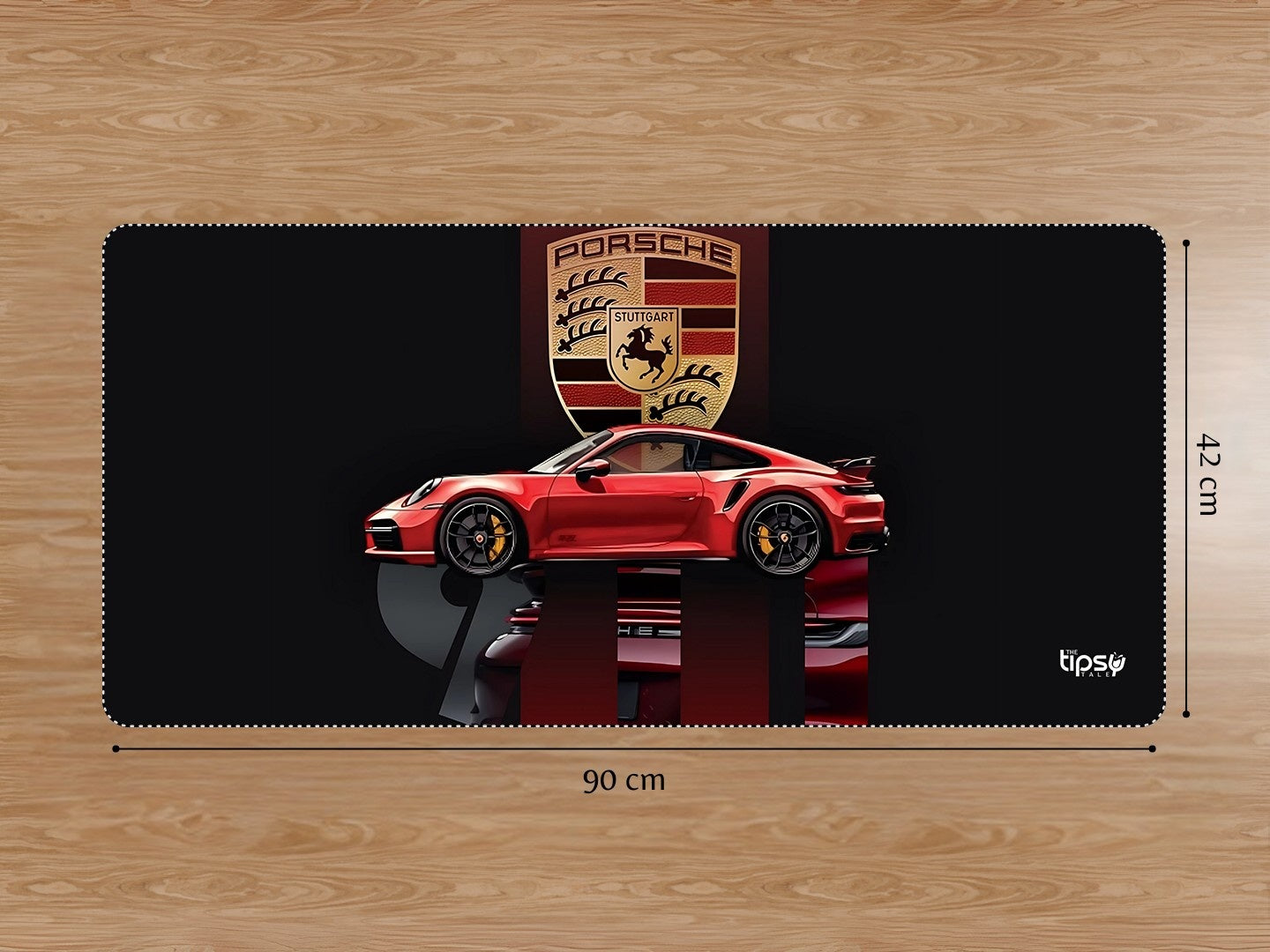 "911 RED PORSCHE" Gaming Mousepad Elevate Your Gaming Experience