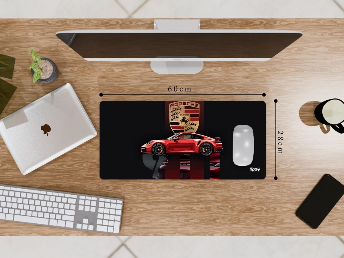 "911 RED PORSCHE" Gaming Mousepad Elevate Your Gaming Experience