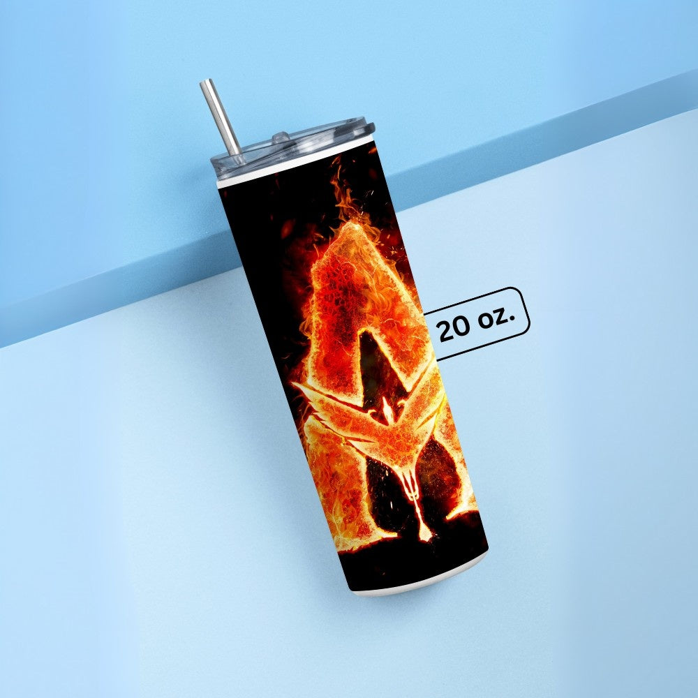 "Avatar: Fire and Ash" Tumbler with Metal Straw