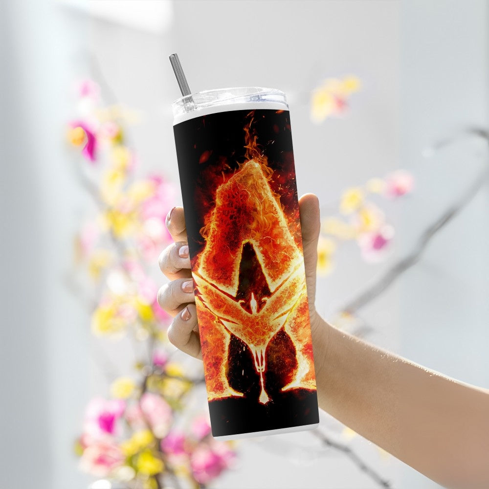 "Avatar: Fire and Ash" Tumbler with Metal Straw