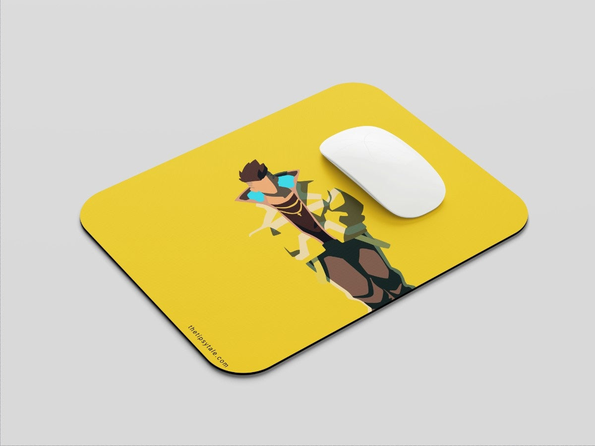 "David Martinez : Cyberpunk Anime" Mousepad Enhance Your Workspace with Style