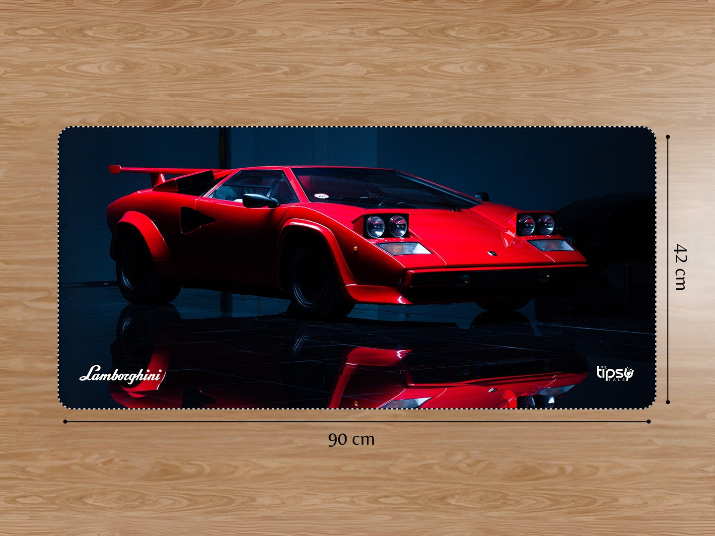 "Lamborghini Countach" Gaming Mousepad Elevate Your Gaming Experience