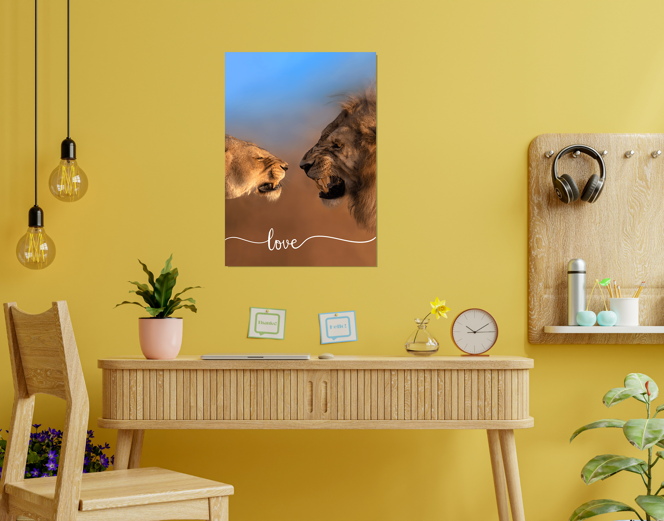"Animal Lover- Wild Animal Edition"- Shiny & Sturdy Metallic Poster  Art That Pops & Sticks