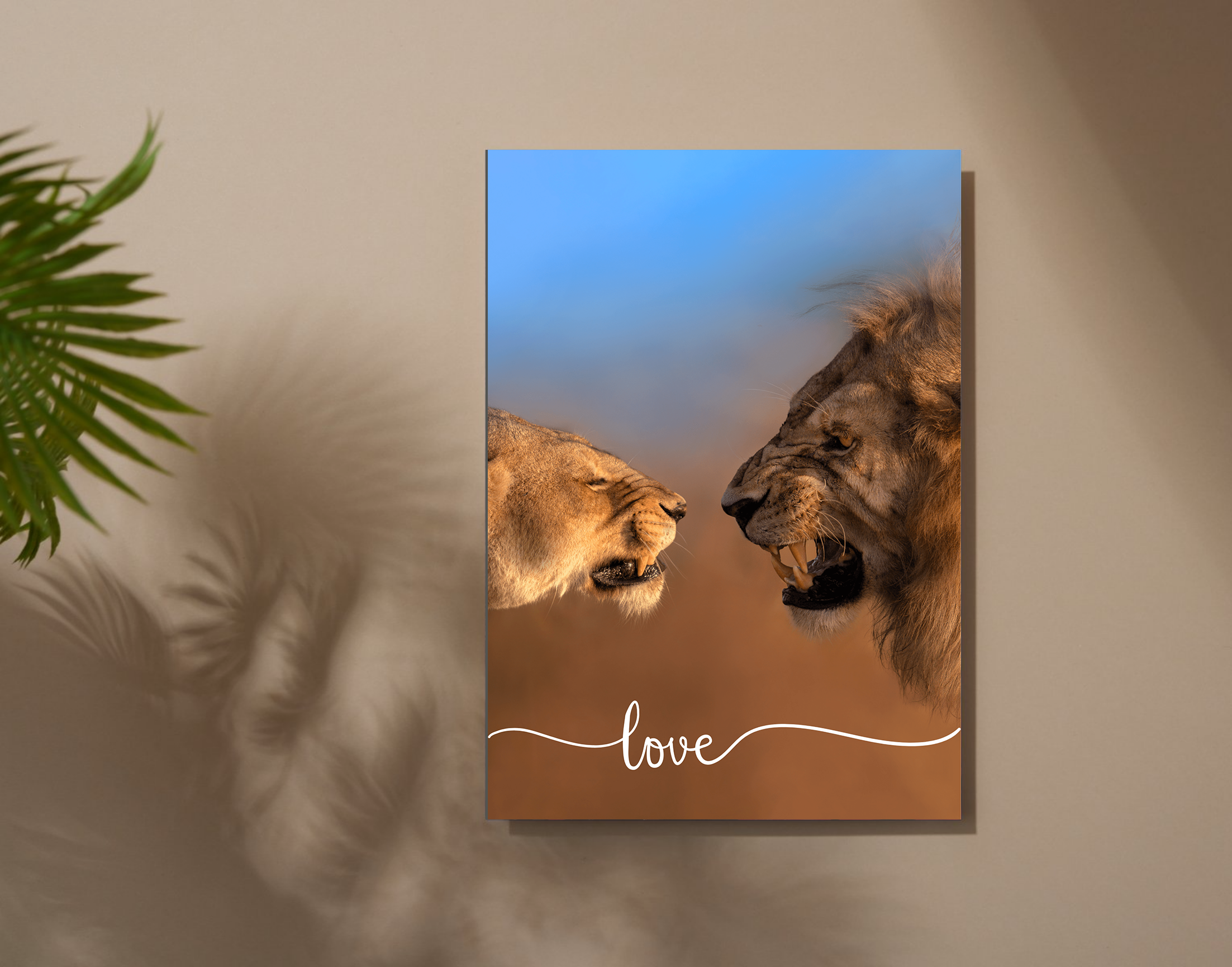 "Animal Lover- Wild Animal Edition"- Shiny & Sturdy Metallic Poster  Art That Pops & Sticks