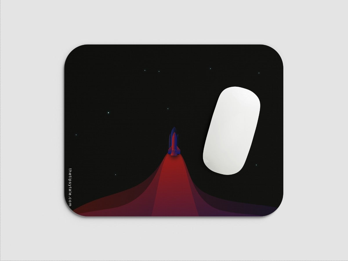 "Rocket Space" Mousepad Enhance Your Workspace with Style