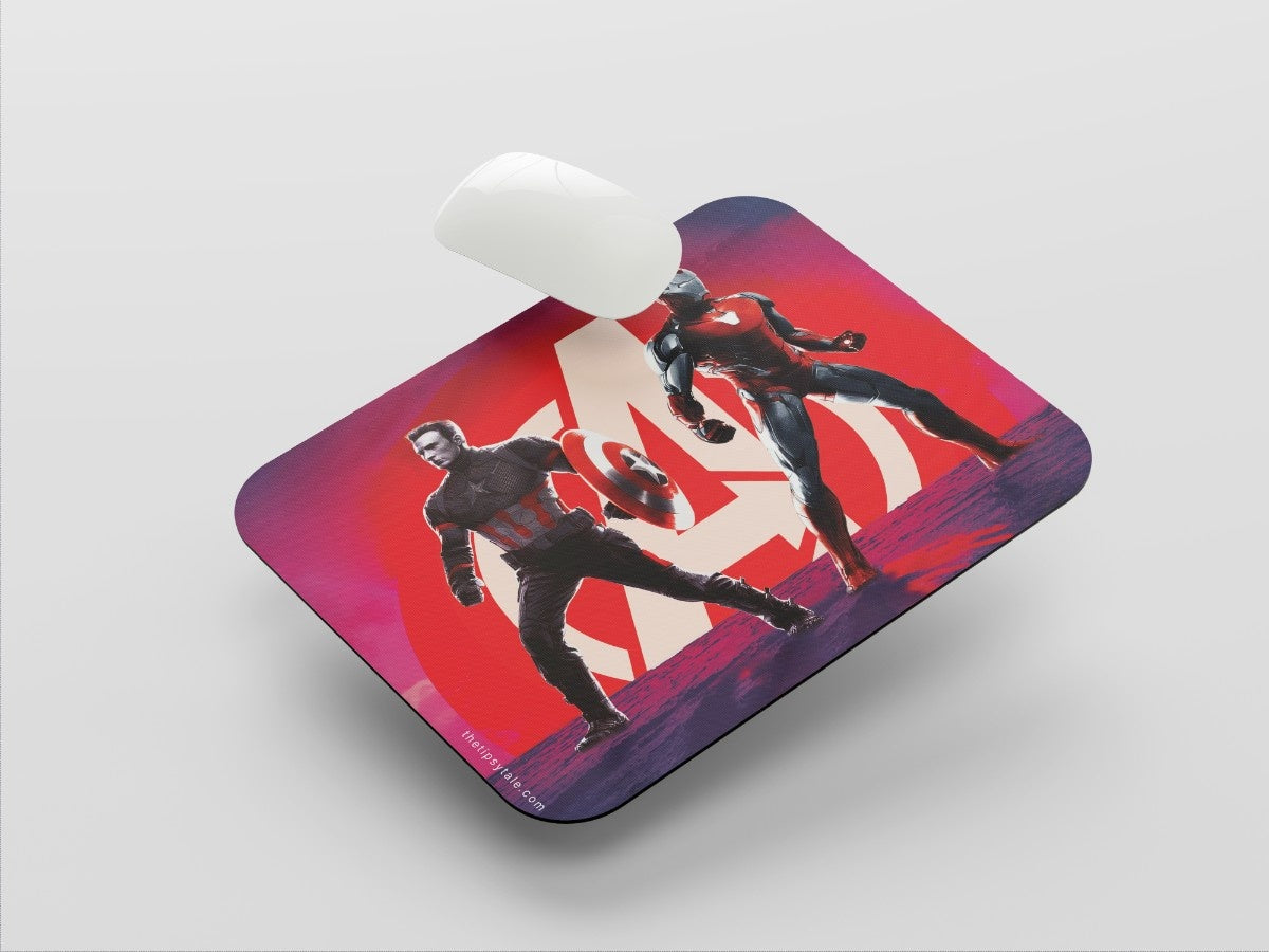 "Avengers: Endgame Captain America " Mousepad Enhance Your Workspace with Style