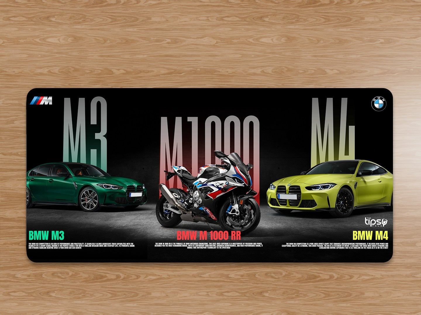 "BMW M SERIES" Gaming Mousepad Elevate Your Gaming Experience