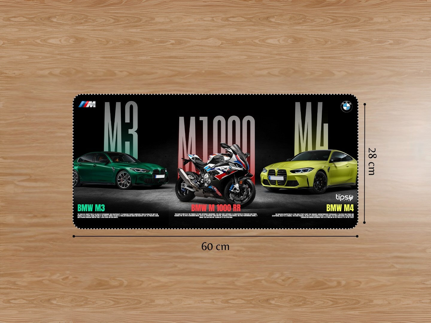 "BMW M SERIES" Gaming Mousepad Elevate Your Gaming Experience