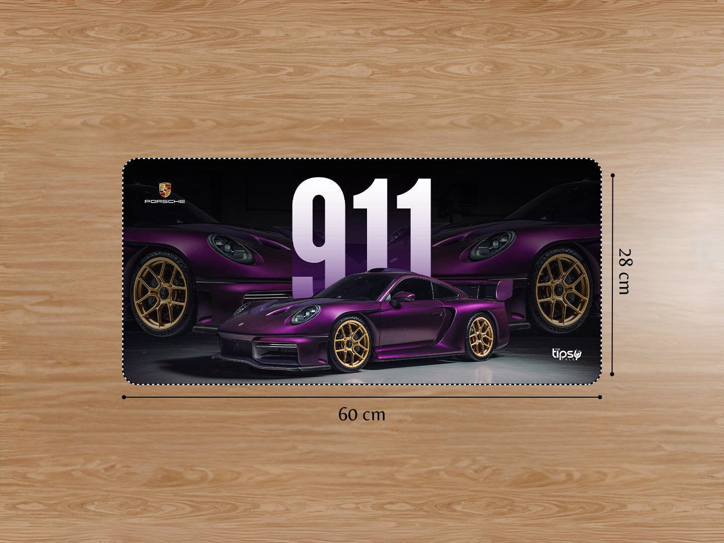 "911- PORSCHE- GOLDEN ALLOY" Gaming Mousepad Elevate Your Gaming Experience