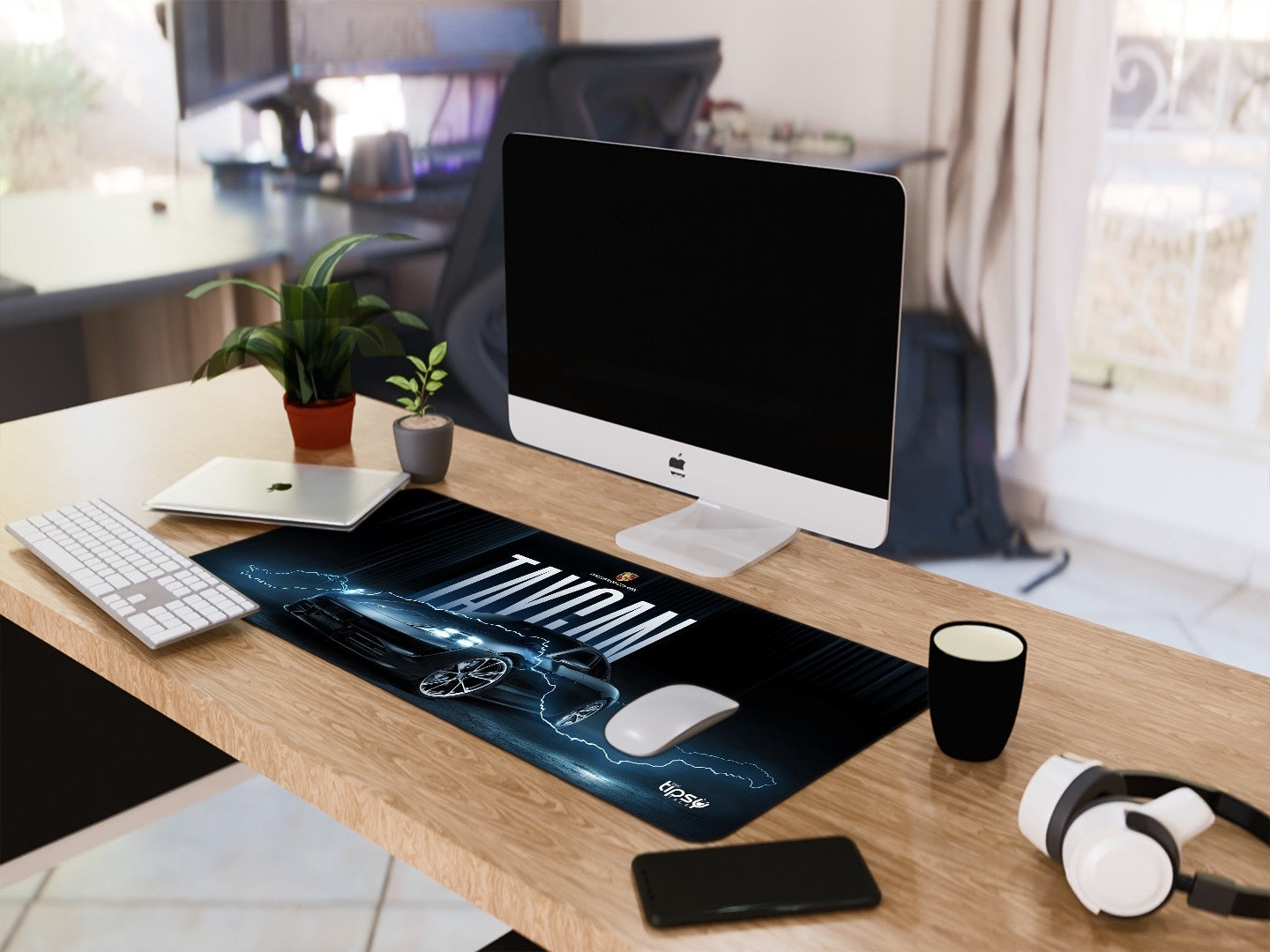 "TAYCAN - PORSCHE" Gaming Mousepad Elevate Your Gaming Experience