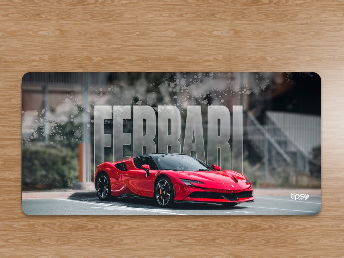 "FERRARI FURY" Gaming Mousepad Elevate Your Gaming Experience
