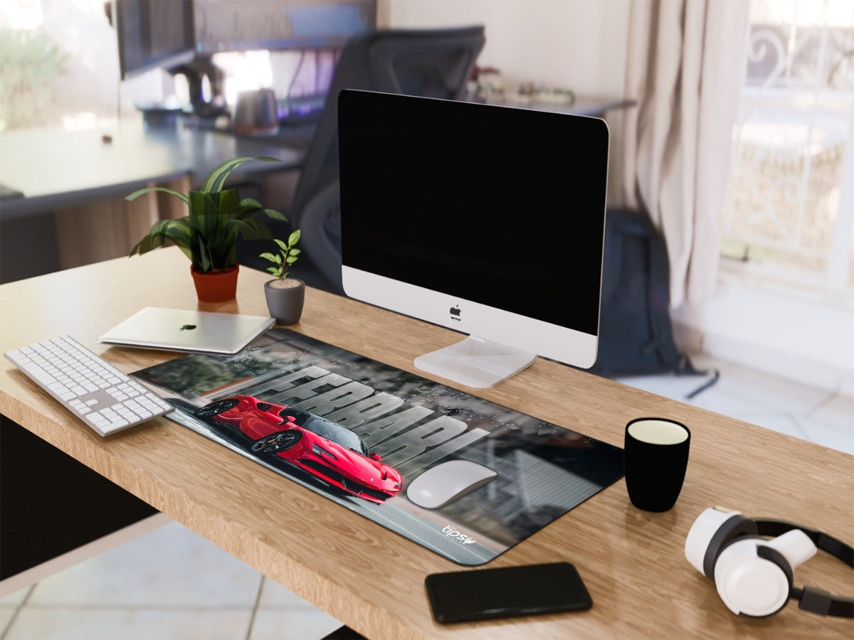 "FERRARI FURY" Gaming Mousepad Elevate Your Gaming Experience