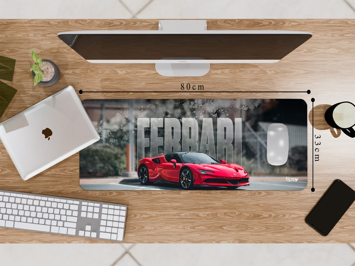 "FERRARI FURY" Gaming Mousepad Elevate Your Gaming Experience