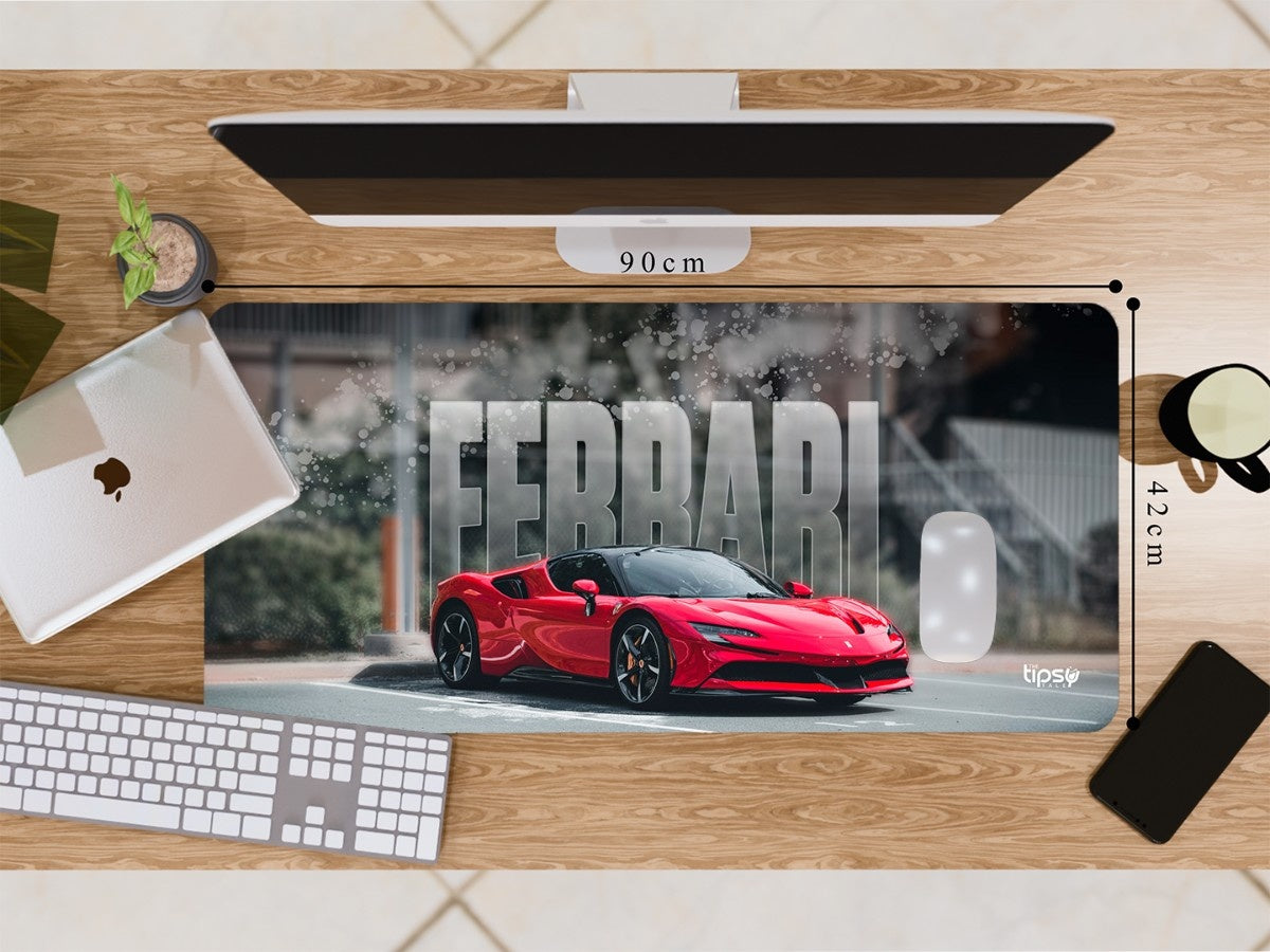 "FERRARI FURY" Gaming Mousepad Elevate Your Gaming Experience
