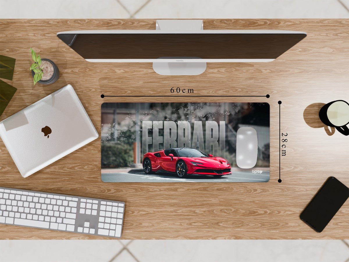 "FERRARI FURY" Gaming Mousepad Elevate Your Gaming Experience