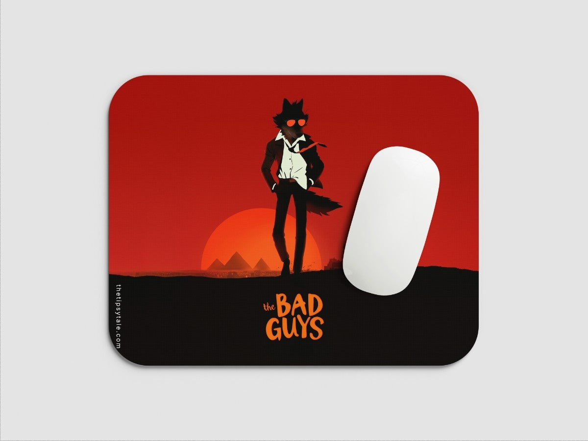 "The Bad Guys : Mr.Wolf" Mousepad Enhance Your Workspace with Style