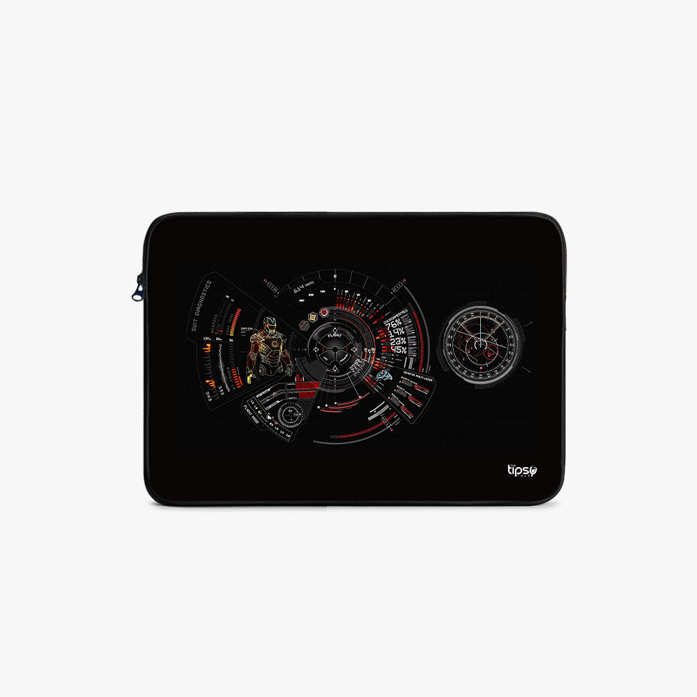 "IRON MAN: RDJ" Laptop Sleeves:Bold Modern Design for Every Size