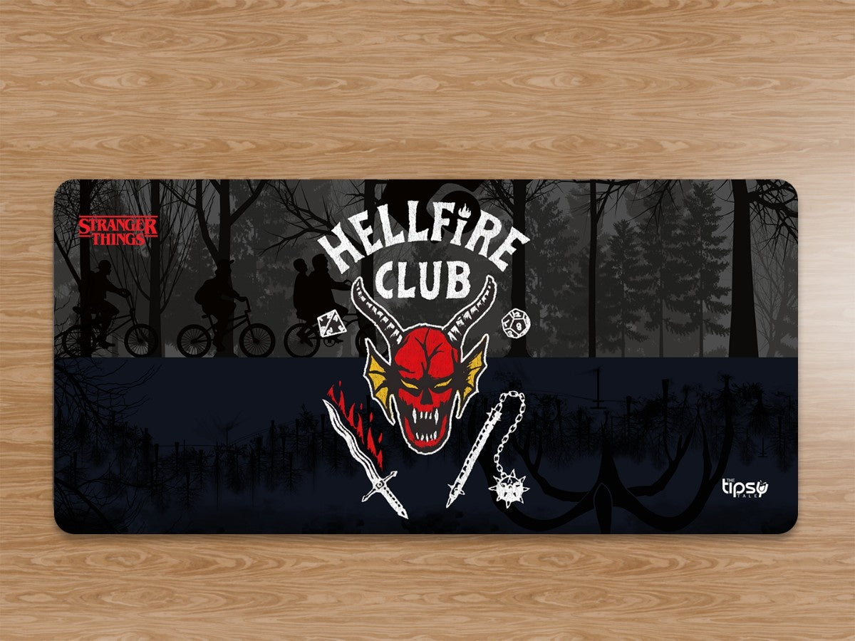 "HELFIRE CLUB - STRANGER THINGS" Gaming Mousepad Elevate Your Gaming Experience
