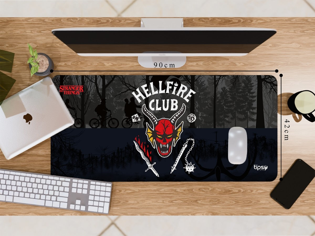 "HELFIRE CLUB - STRANGER THINGS" Gaming Mousepad Elevate Your Gaming Experience