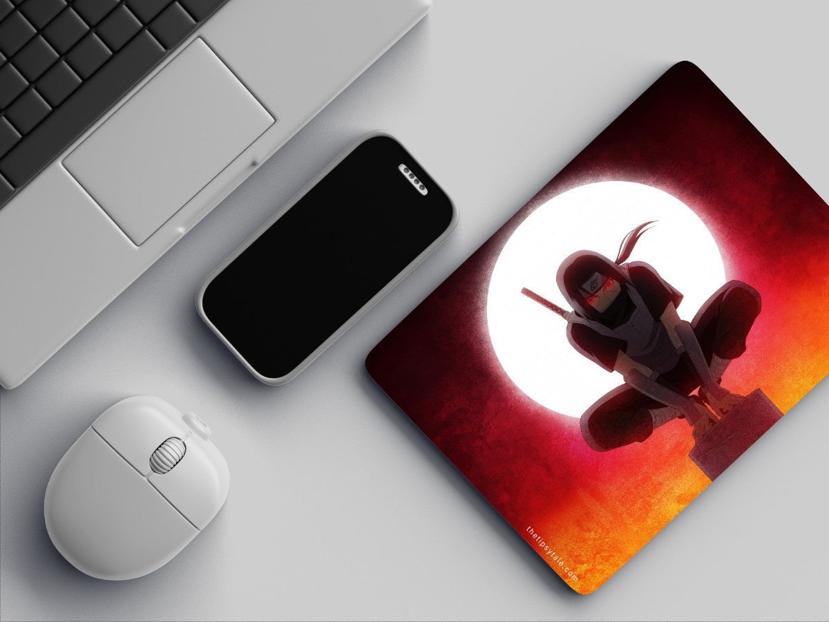 "Naruto : Itachi Uchiha Anime" Mousepad Enhance Your Workspace with Style