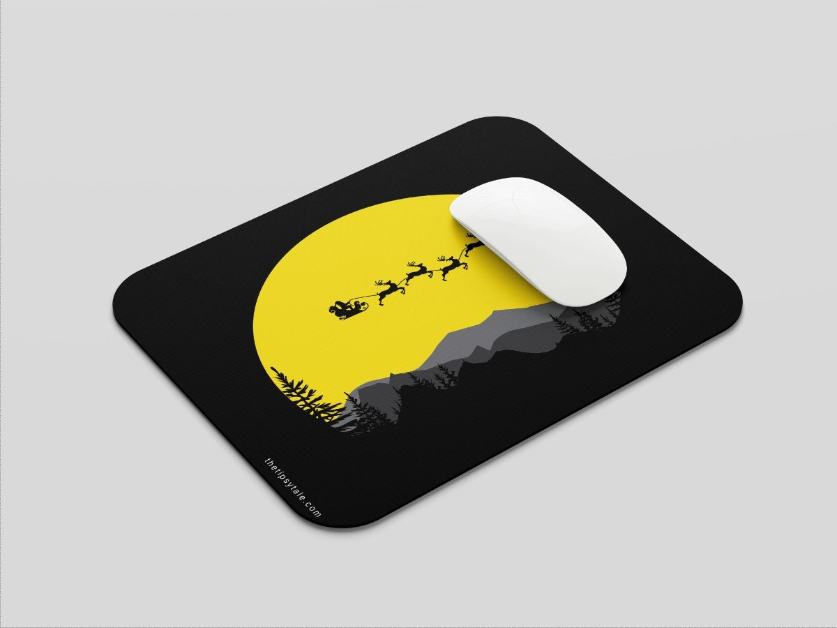 "Christmas Is Coming" Mousepad Enhance Your Workspace with Style