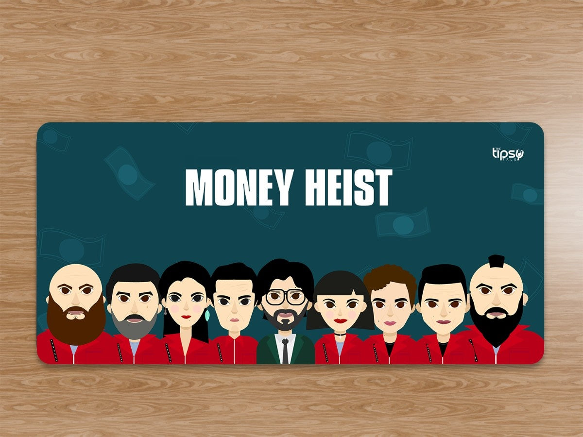 "MONEY HEIST" Gaming Mousepad Elevate Your Gaming Experience