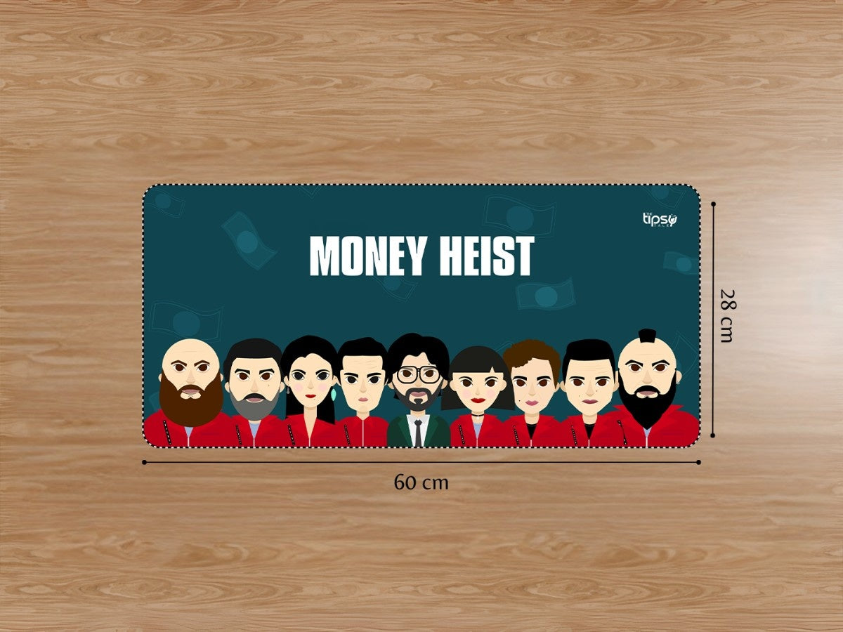 "MONEY HEIST" Gaming Mousepad Elevate Your Gaming Experience