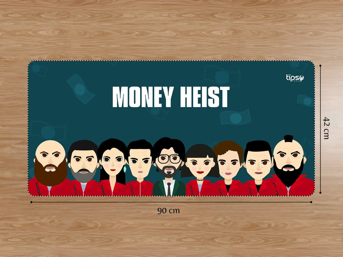 "MONEY HEIST" Gaming Mousepad Elevate Your Gaming Experience