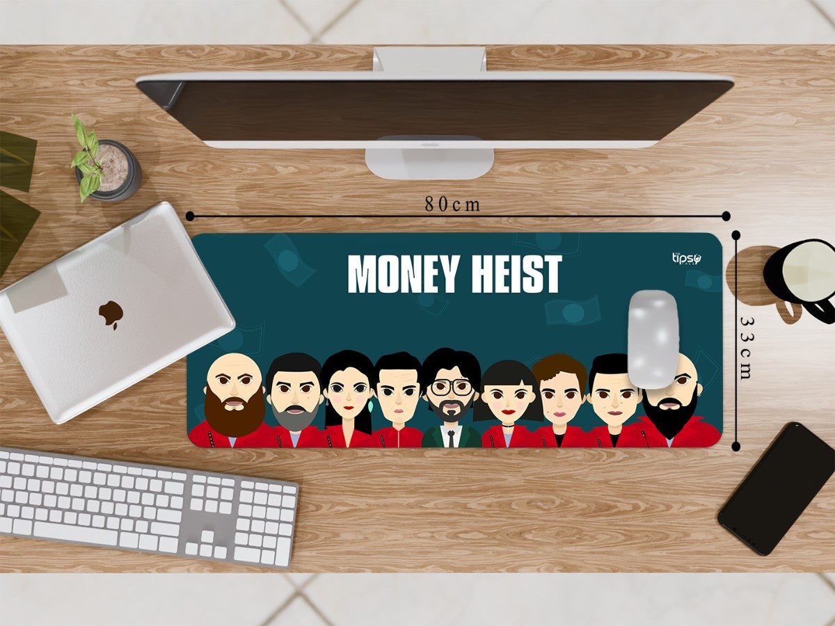 "MONEY HEIST" Gaming Mousepad Elevate Your Gaming Experience