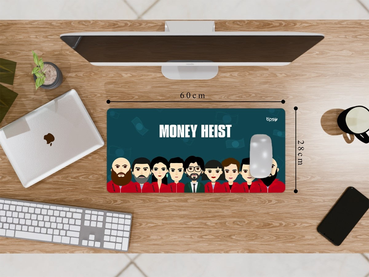 "MONEY HEIST" Gaming Mousepad Elevate Your Gaming Experience