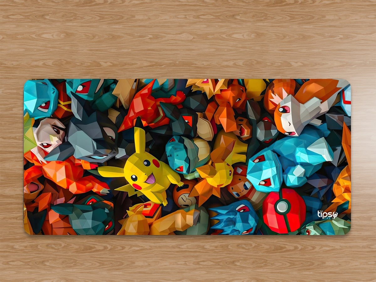" POKEMON ABSTRACT ART" Gaming Mousepad Elevate Your Gaming Experience