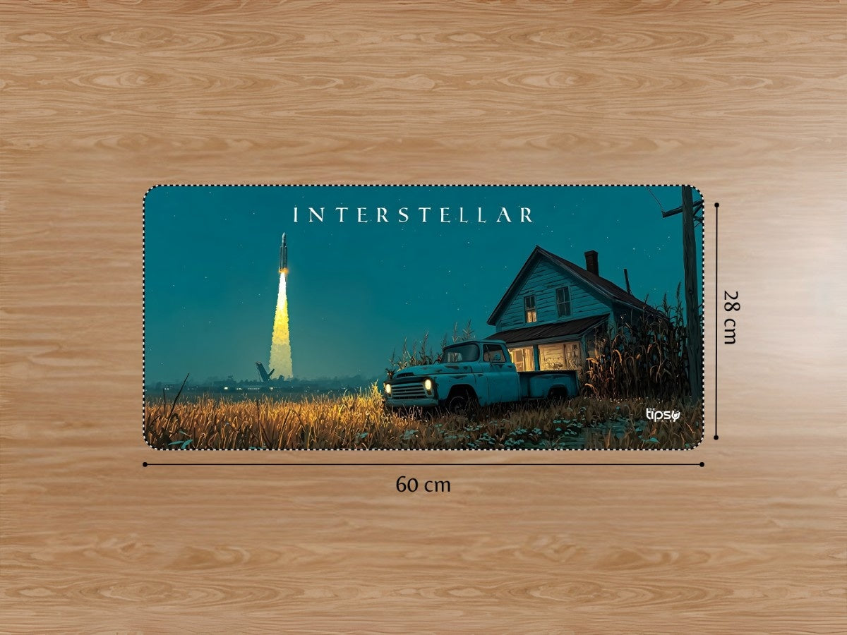 "INTERSTELLAR" Gaming Mousepad Elevate Your Gaming Experience