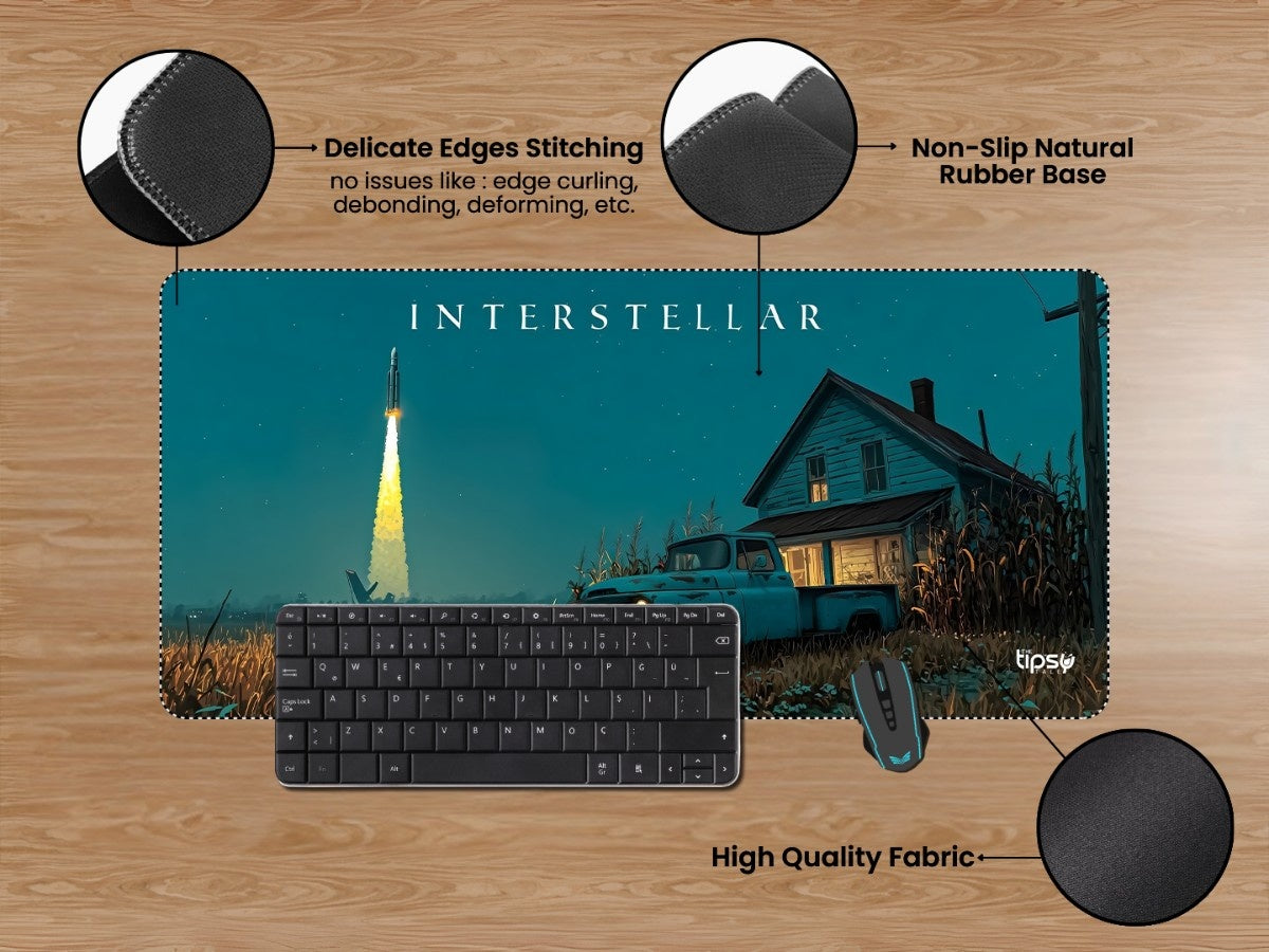 "INTERSTELLAR" Gaming Mousepad Elevate Your Gaming Experience