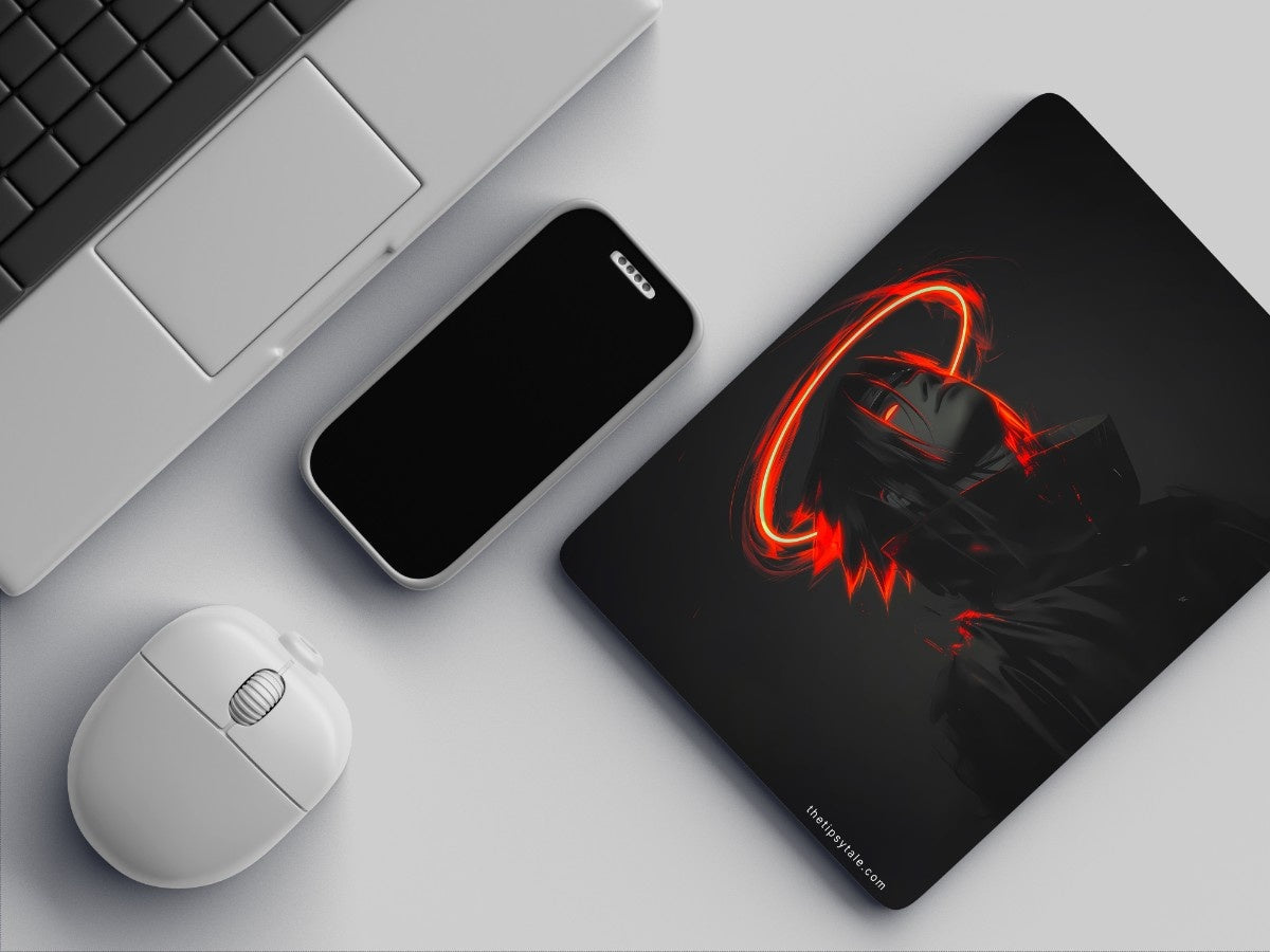 "Naruto : Sasuke Uchiha Anime" Mousepad Enhance Your Workspace with Style