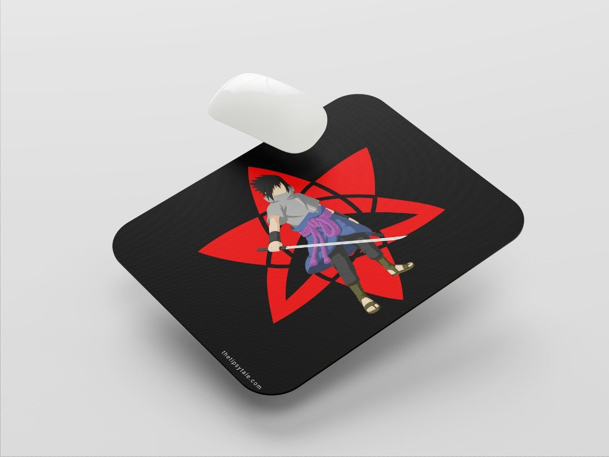 "Naruto : Mangekyo Sharingan Anime" Mousepad Enhance Your Workspace with Style