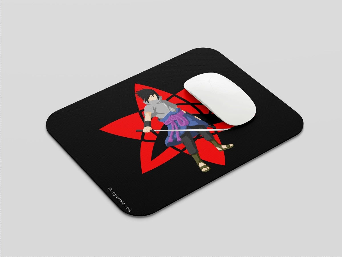 "Naruto : Mangekyo Sharingan Anime" Mousepad Enhance Your Workspace with Style