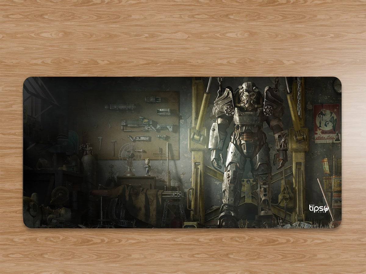 "FALLOUT 4 - POWER ARMOUR" Gaming Mousepad Elevate Your Gaming Experience