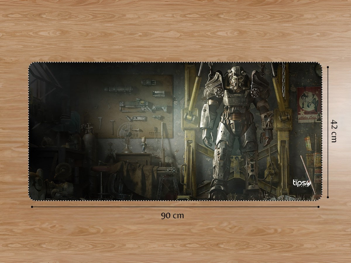 "FALLOUT 4 - POWER ARMOUR" Gaming Mousepad Elevate Your Gaming Experience