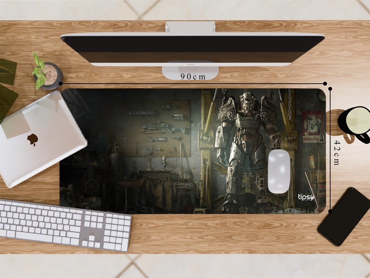 "FALLOUT 4 - POWER ARMOUR" Gaming Mousepad Elevate Your Gaming Experience