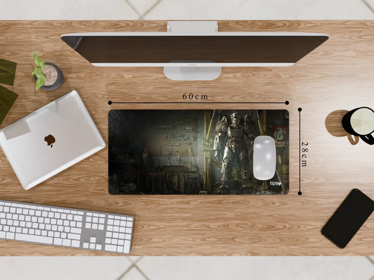 "FALLOUT 4 - POWER ARMOUR" Gaming Mousepad Elevate Your Gaming Experience