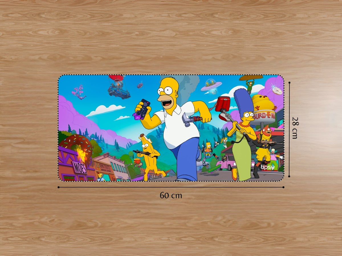 "SIMPSONS X FORTNITE " Gaming Mousepad Elevate Your Gaming Experience