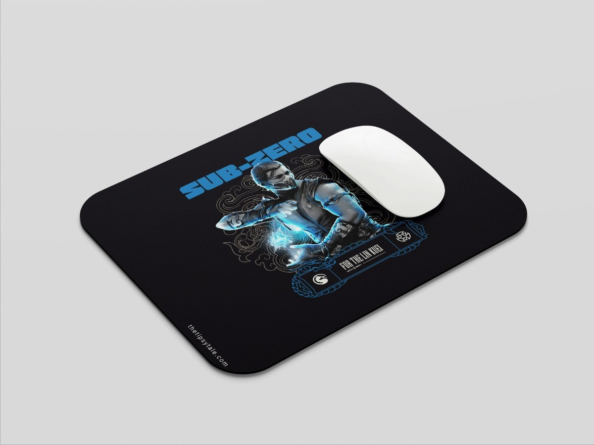 "Sub-Zero (Mortal Kombat) AMOLED" Mousepad Enhance Your Workspace with Style
