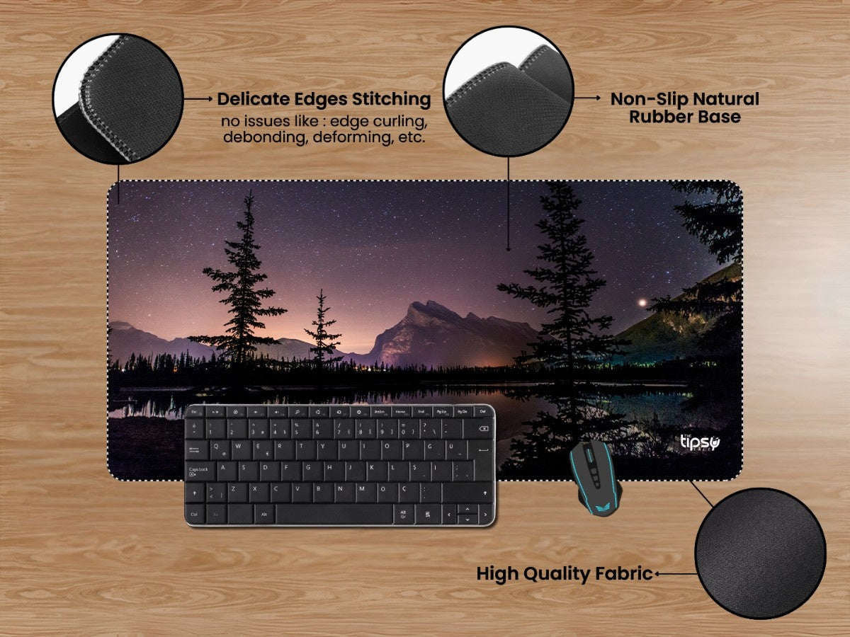"MIDNIGHT MAJESTY" Gaming Mousepad Elevate Your Gaming Experience