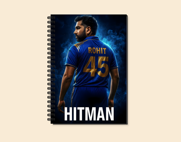 "ROHIT SHARMA: CRICKET FANSHIP" -Elegant & Inspiring Diary for Daily Reflection