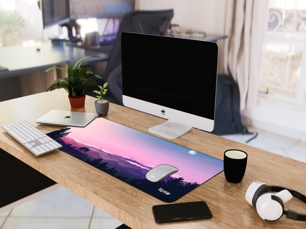 "BLUSH MOUNTAINS" Gaming Mousepad Elevate Your Gaming Experience
