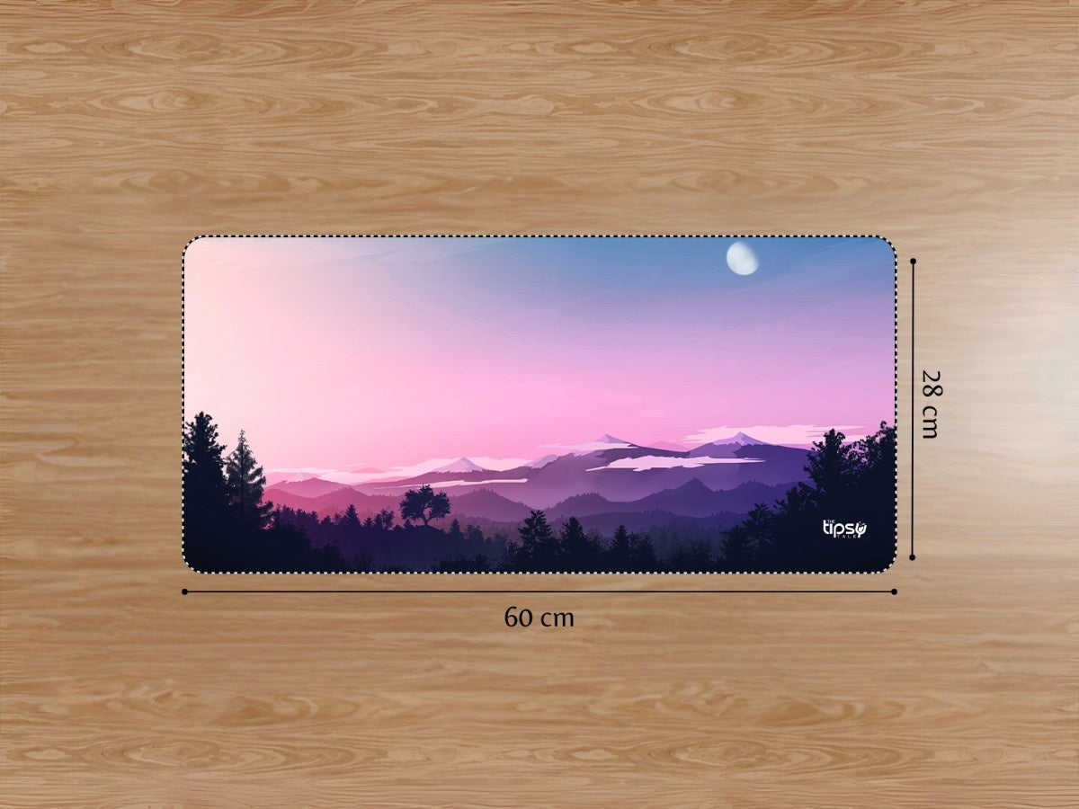 "BLUSH MOUNTAINS" Gaming Mousepad Elevate Your Gaming Experience
