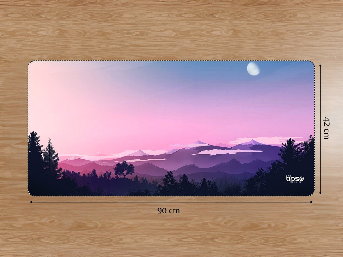 "BLUSH MOUNTAINS" Gaming Mousepad Elevate Your Gaming Experience