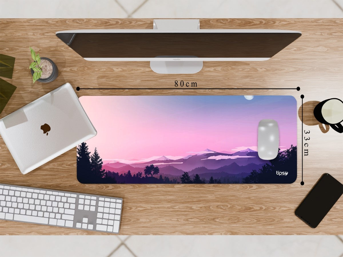 "BLUSH MOUNTAINS" Gaming Mousepad Elevate Your Gaming Experience
