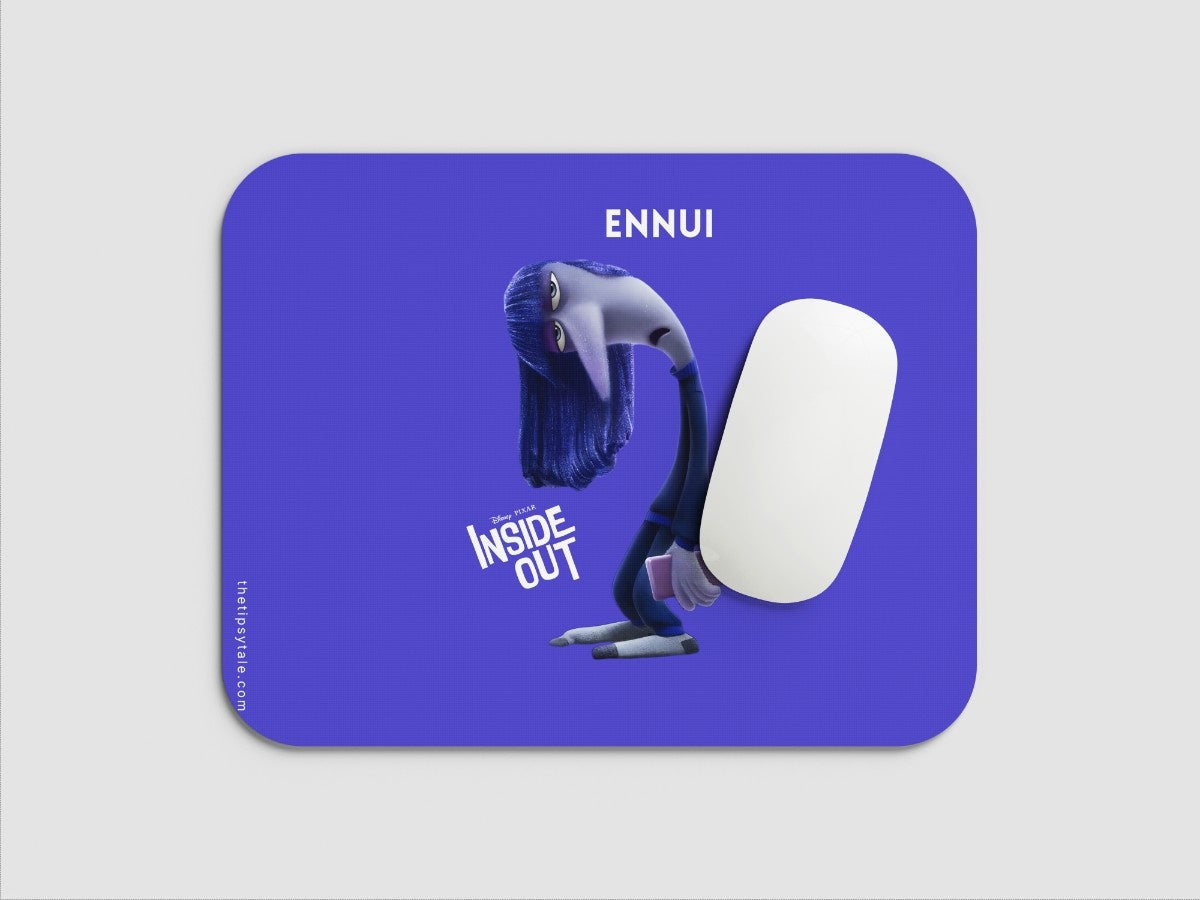 "Insight Out : Ennui " Mousepad Enhance Your Workspace with Style