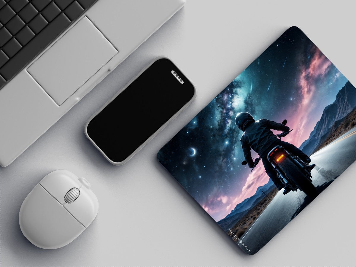 "In The Dark- Road trip" Mousepad Enhance Your Workspace with Style